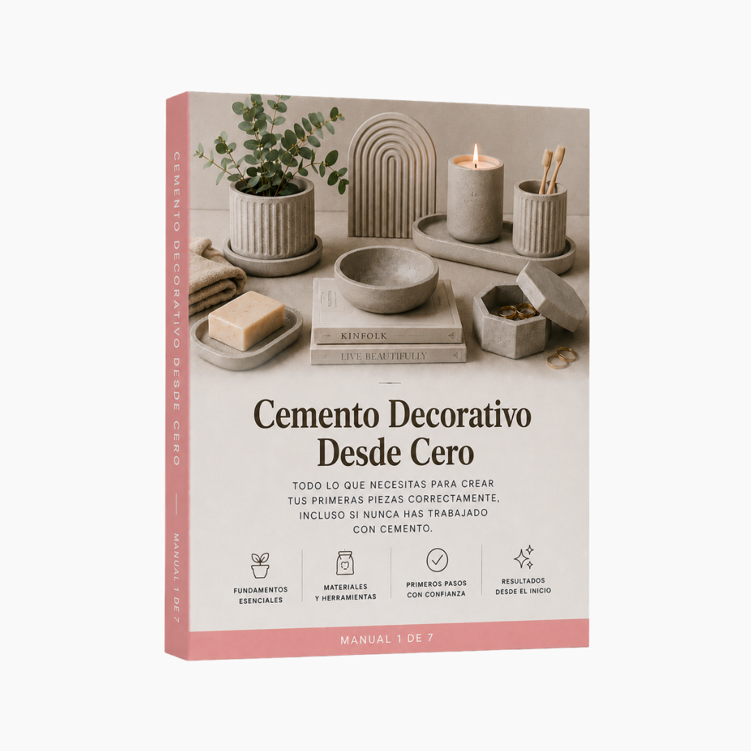 Manual 1: Cemento Decorativo Desde Cero